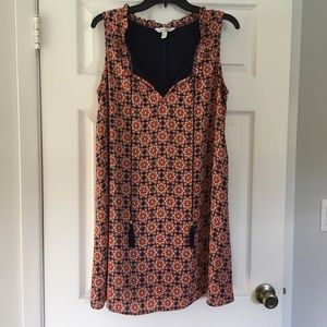 Flower dress with tassels